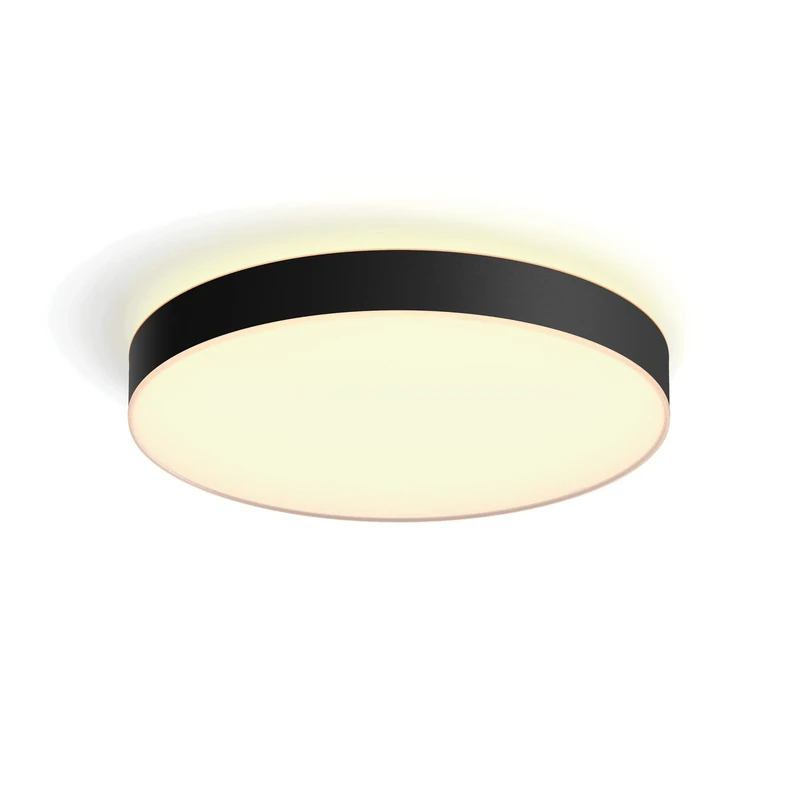 Philips Hue Enrave White Ambiance Smart Ceiling Light [Extra Large], Black. Works with Alexa, Google Assistant and Apple Homekit