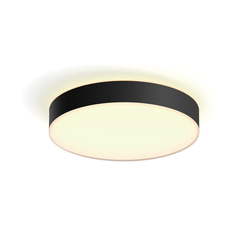 Philips Hue Enrave White Ambiance Smart Ceiling Light [Large], Black. Works with Alexa, Google Assistant and Apple Homekit