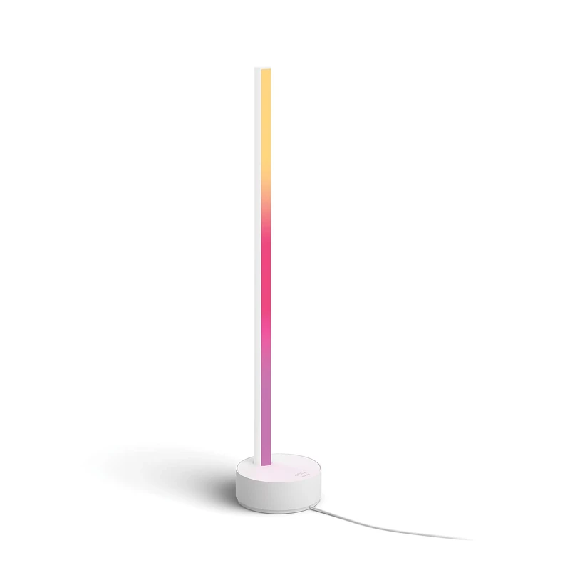 Philips Hue Signe White and Colour Ambiance Gradient Table Lamp [White] Smart Lighting with Bluetooth. Works with Alexa, Google Assistant and Apple Homekit.