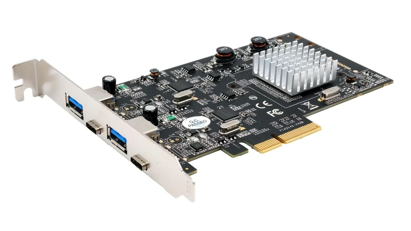 EXSYS EX-12005 - USB 3.2 Gen2 PCI Express Card (x4) with 2X A and 2X C Ports