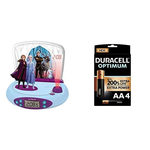 LEXIBOOK Disney Frozen 2 Elsa & Anna Projector Alarm Clock