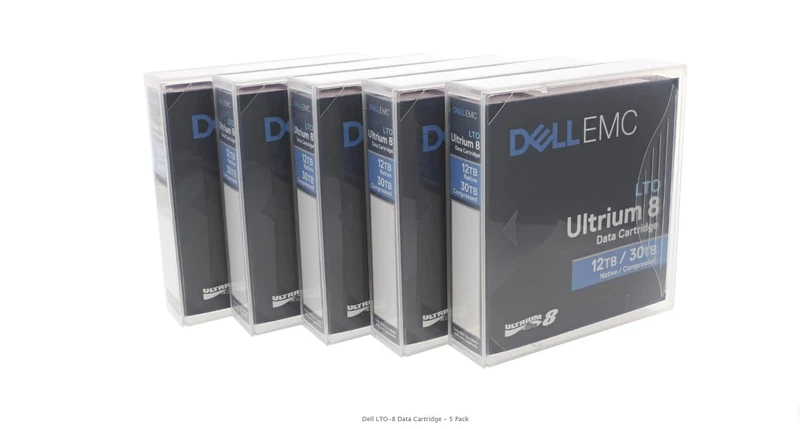 Dell - Customer Kit - 5 x LTO Ultrium 8-12 TB / 30 TB