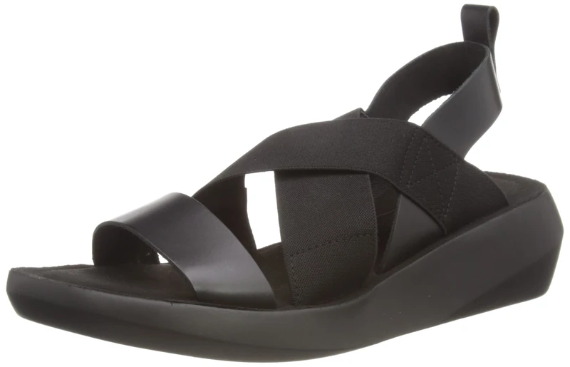 Fly London Women's Sandal, Black, 2.5 UK