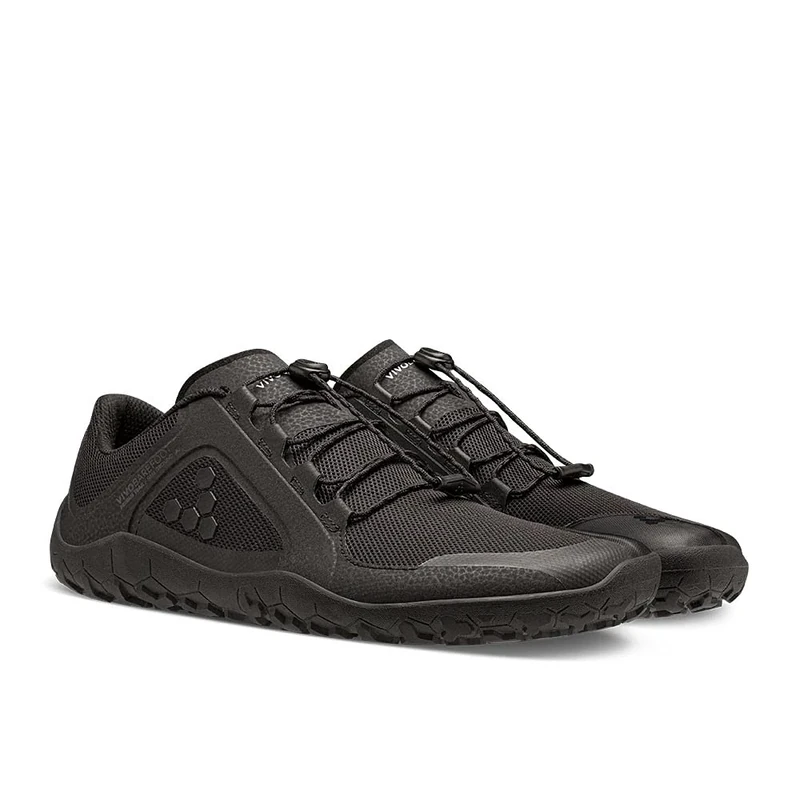 VIVOBAREFOOT Primus Trail II FG, Mens Recycled Off-Road Shoe with Barefoot Firm Ground Sole Obsidian - Image 1