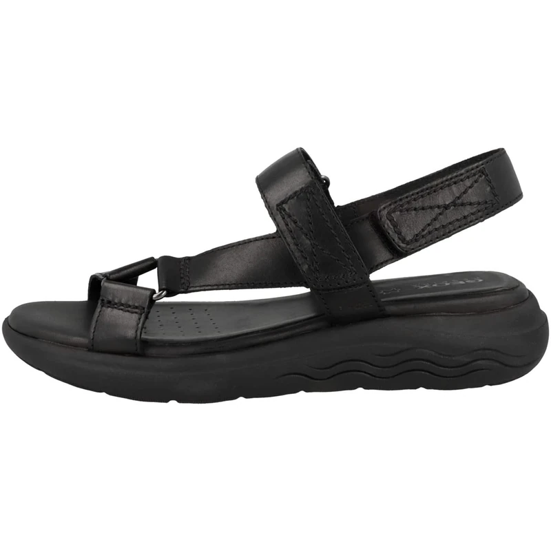Geox Womens Spherica Ec5w Sandals, Black, 2.5 UK