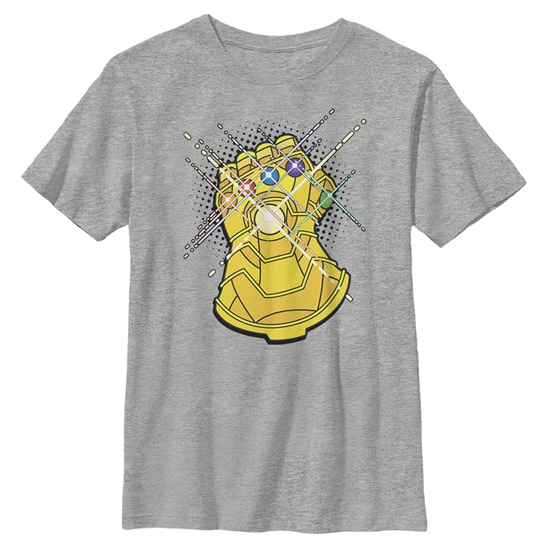 Marvel Avengers - Gold Gauntlet YTH Crew neck Heather grey 128