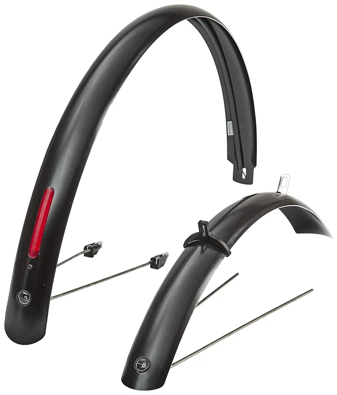 Curana Unisex - Adult CLite ilu Wheel Guard Set, Black, 28"/55mm - Image 1