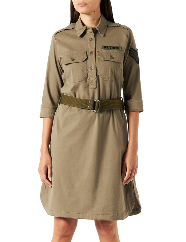 Schott NYC Women's ROBJANEW Suits, Light KAKI, M