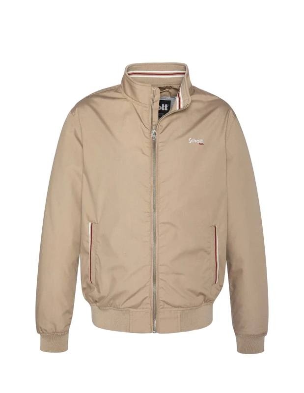 Schott NYC Men's Kenton Jacket, LT.Beige, S