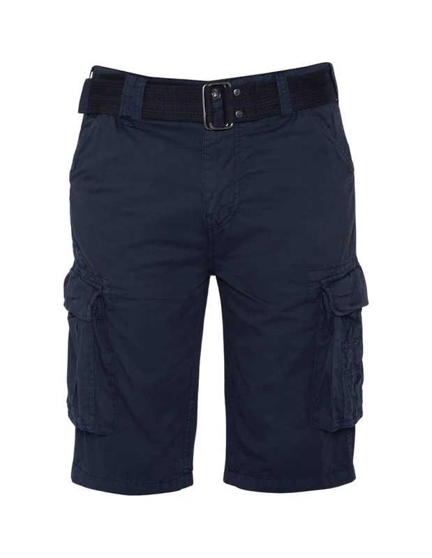Schott NYC Men's TRRANGER30 Cargo Shorts, Navy, 36