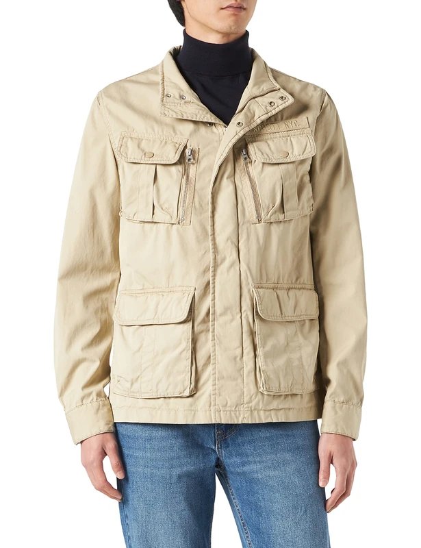 Schott NYC Men's M1941X Jacket, LT.Beige, M