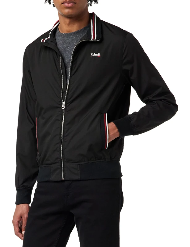 Schott NYC Men's Kenton Jacket, Black, M