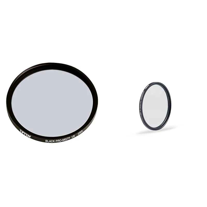 Tiffen 82bpm18 82mm Black Pro Mist 1/8 Filter & 82bpm14 82mm Black Pro Mist 1/4 Filter