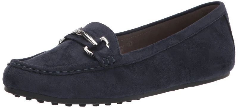 Aerosoles Women's Day Driving Style Loafer, Navy Faux Suede, 7 UK - Image 1