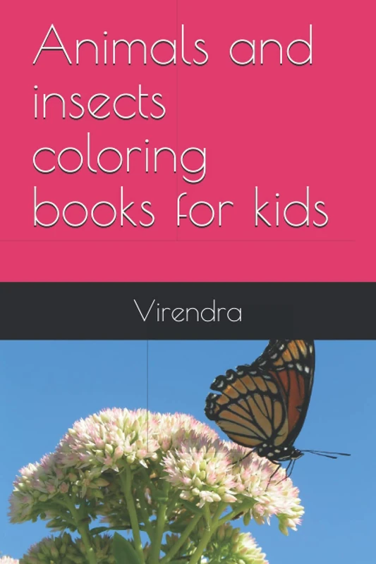 Animals and insects coloring books for kids