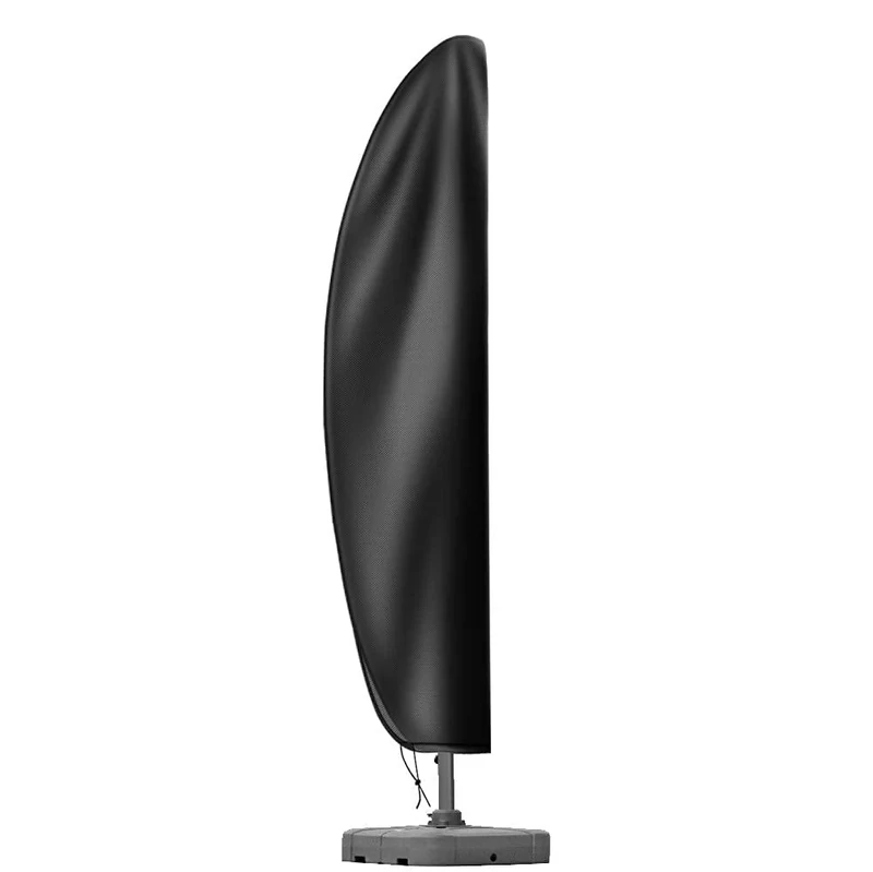 Cantilever Parasol Cover Waterproof - Fit for 2.5m 2.7m 3m Patio Large Overhanging Outdoor Parasol Durable 210D Oxford UV Resistant Rain Snow Protection Banana Umbrella Cover with Zip (265x40/70/50cm)