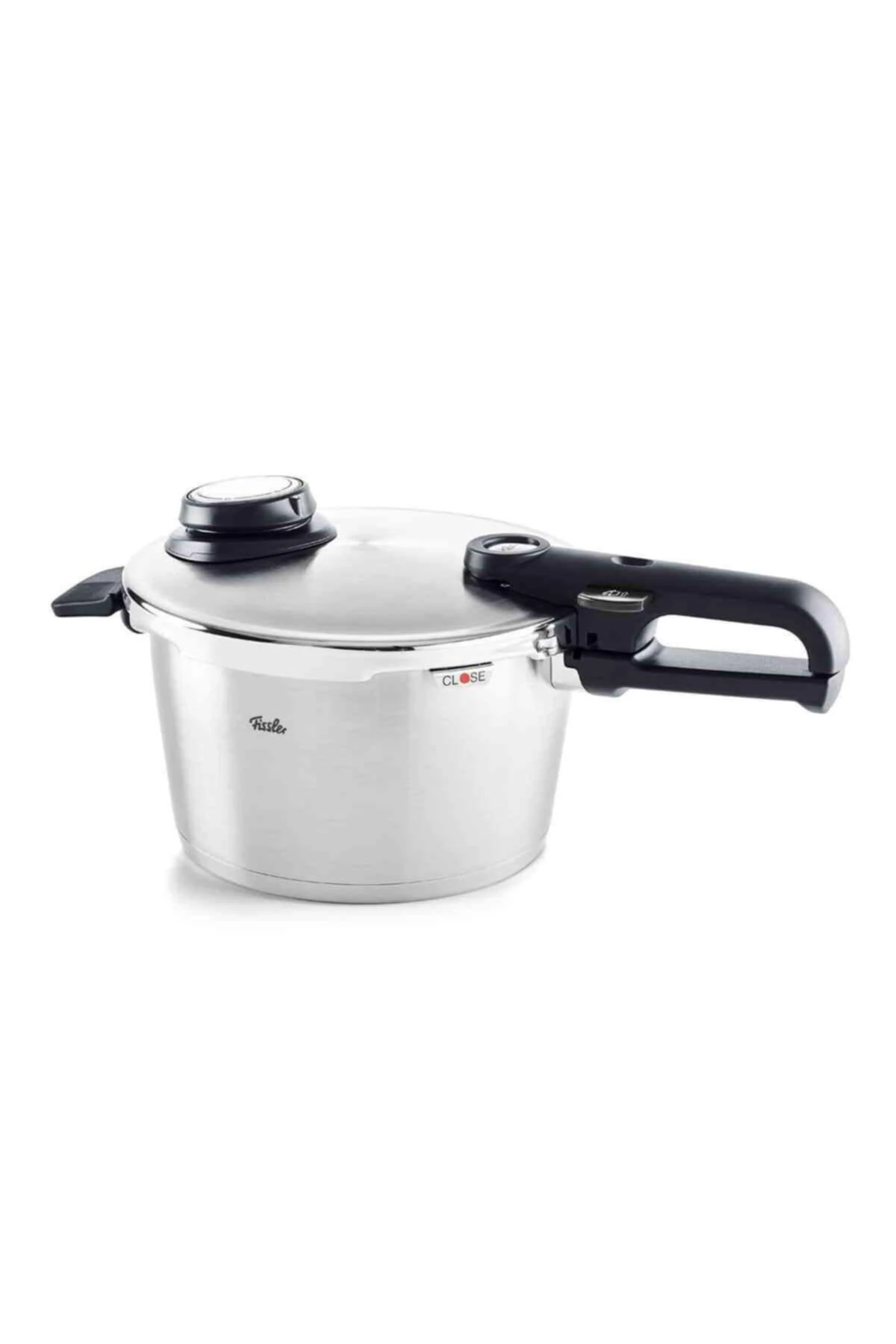Fissler Vitavit Premium Pressure Cooker 4.5 L Diameter 22 cm Stainless Steel Steam Cooker 4 Cooking Settings Including Insert Induction