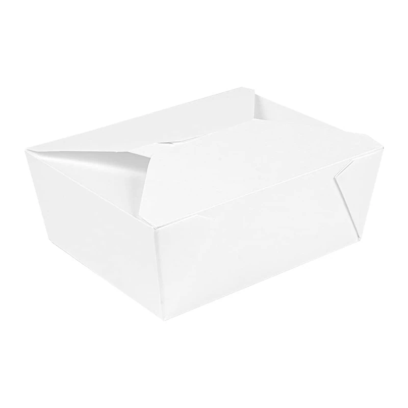 300 Units – American Microwavable Boxes 'Thepack' 1350 ml 230 + 12 Pack G/M2 15.2 x 12.1 x 6.5 cm White Corrugated Cardboard Nano-Micro