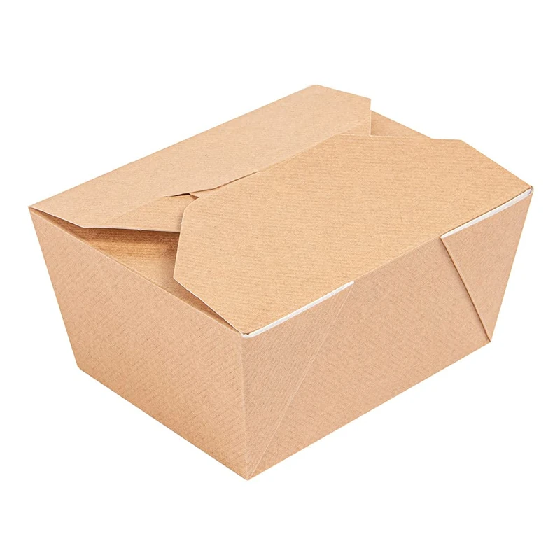 500 Units – American Microwavable Boxes 'Thepack' 780 ml 220 + 12Pp G/M2 11.3 x 9 x 6.3 cm Natural Corrugated Cardboard Nano-Micro - Image 1