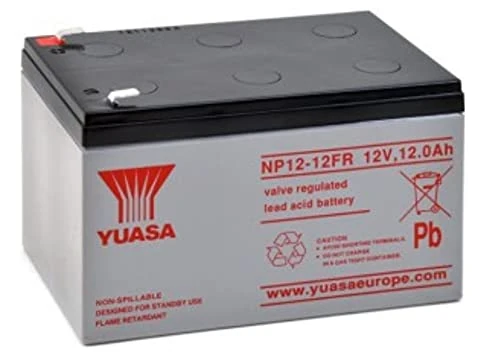 Yuasa NP12-12FR Lead Acid Battery - 12V, 12Ah General purpose VRLA battery