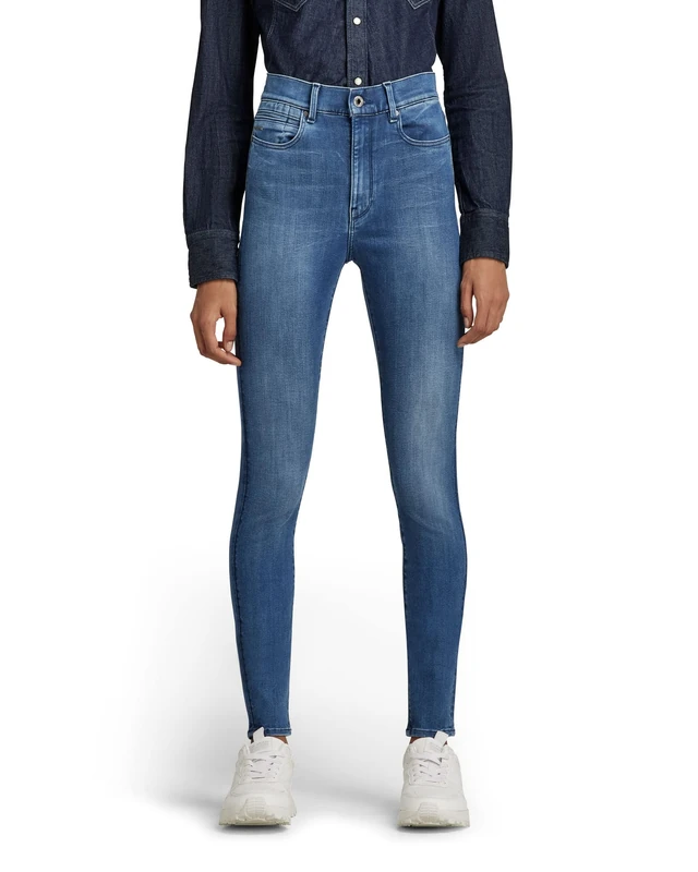 G-Star Women's G-Star Shape Skinny Jeans, Blue (Medium Aged D21631-9425-071), 28W / 34L