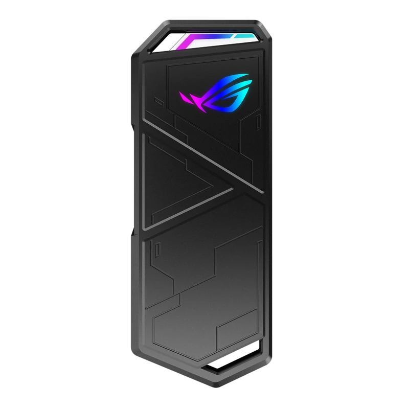 ROG Strix Arion S500 M.2 External SSD, USB-C 3.2 Gen 2 Type-C, 10Gbps, 500 GB capacity, USB-C to C Cable, Thermal Pads, 256-bit AES encryption, NTI Backup Now EZ software, ASUS Aura Sync