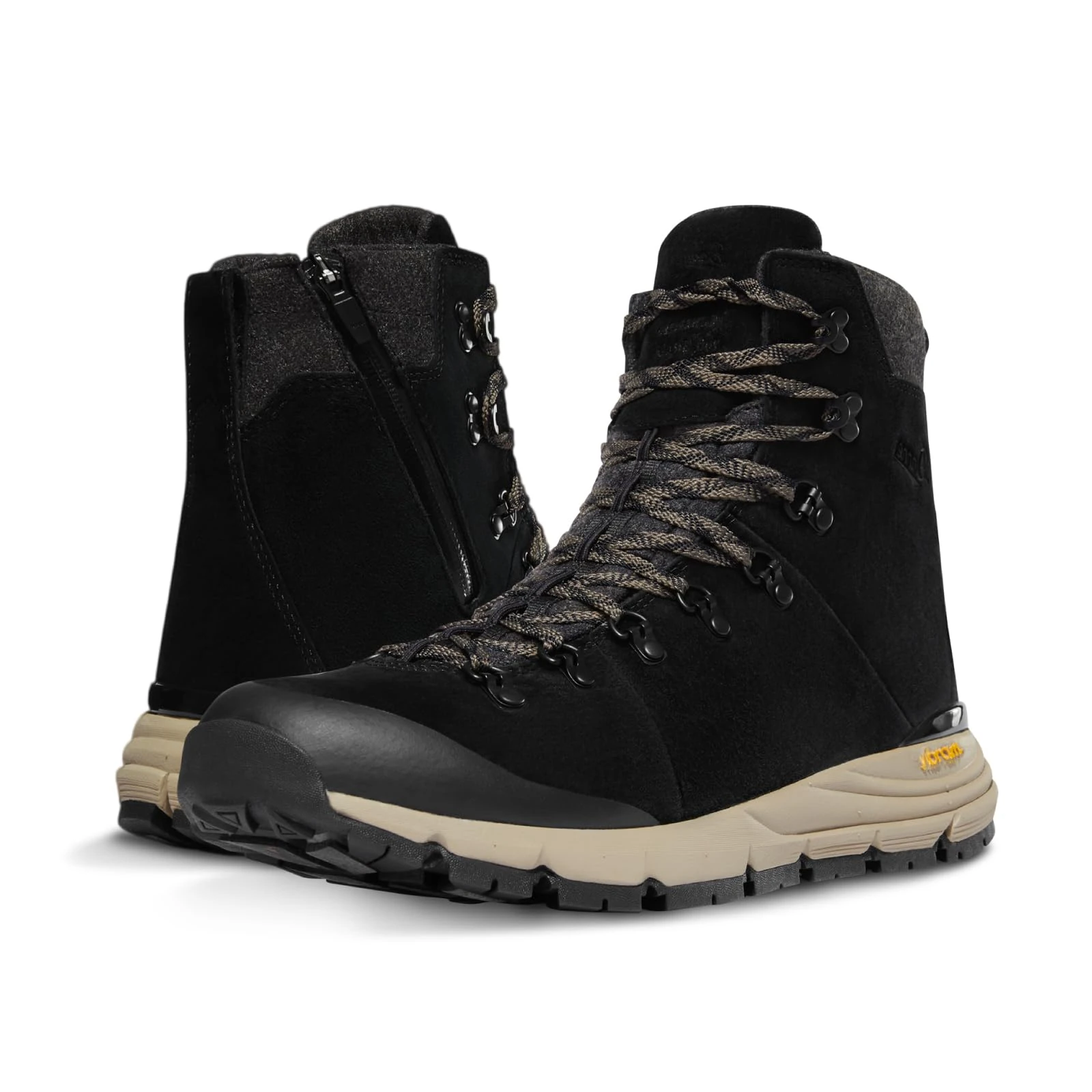 Danner Men's Arctic 600 Side-Zip 7'' 200G Waterproof Hiking Boot, Black/Brown - 8.5 D