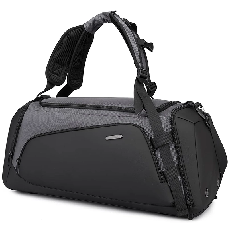 BANGE Gym Bag for Men,Dry and Wet Depart Pocket Sports Duffel Backpack with Shoes Compartment,Short-Distance Trip Duffel Gym Bag for Men Women - Image 1