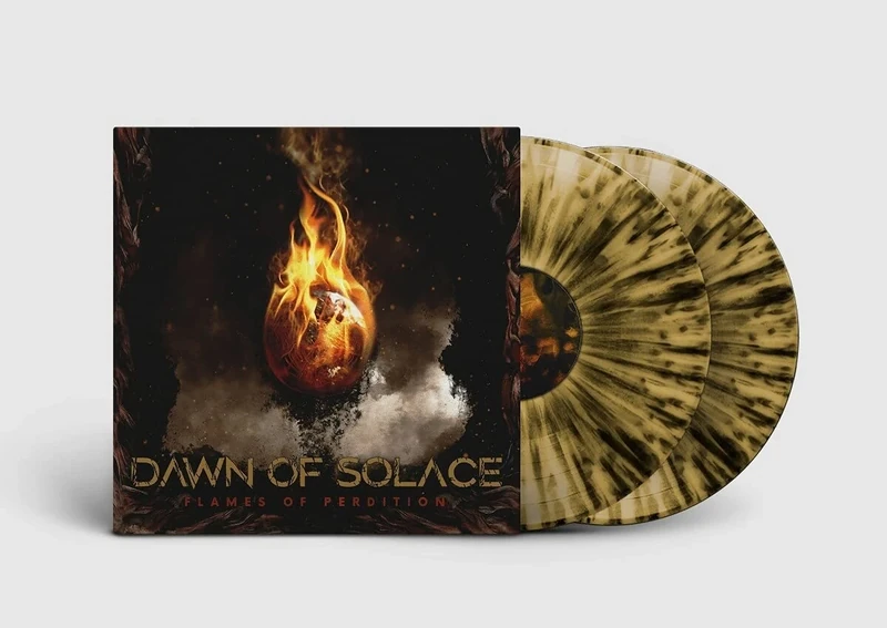 Flames Of Perdition (Gold / Black Splatter) [VINYL]