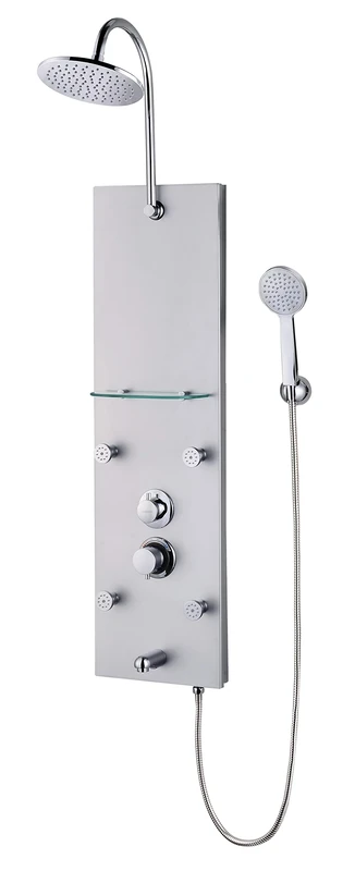 Edouard Rousseau Fatae 2 hydromassage Column with Aluminium Finish