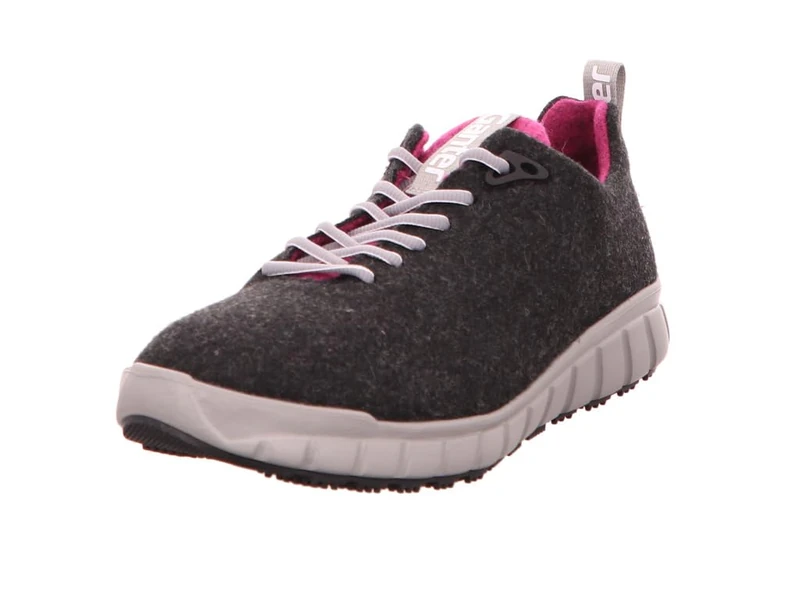 Ganter Women's EVO-Damen Sneaker, Black/Pink, 7 UK