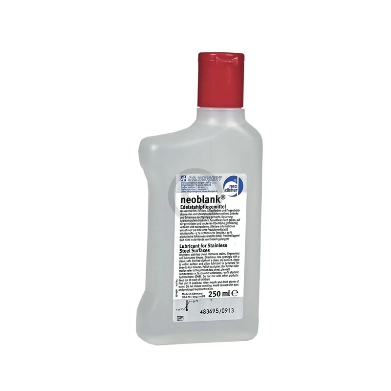 Stainless steel cleaner neoblank 250 ml compatible with Liebherr 8409030 for fridge - Image 1
