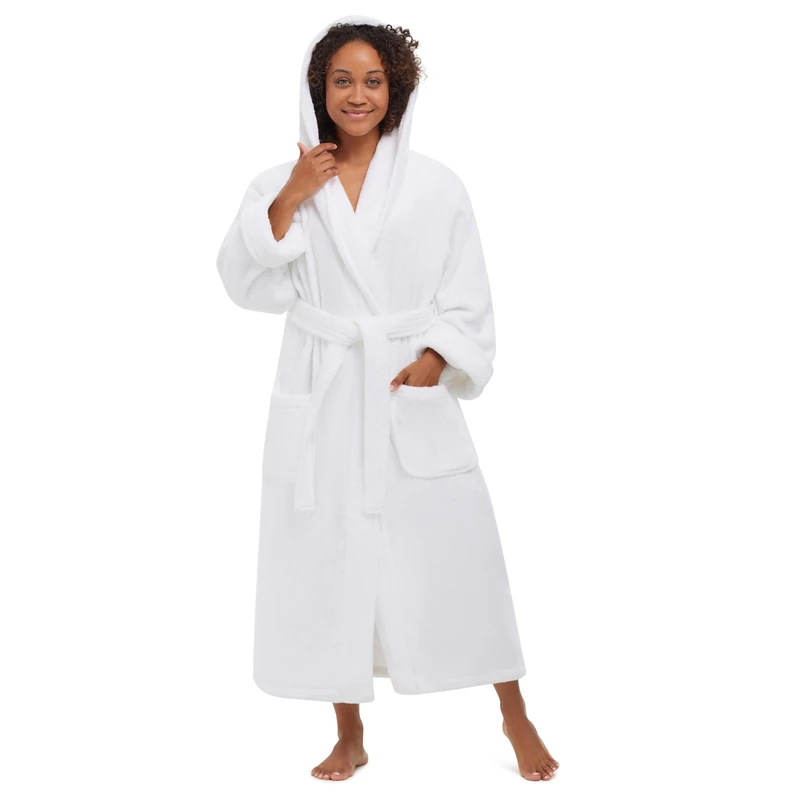 MONARCH unisex-adult womens Hooded, White, Medium
