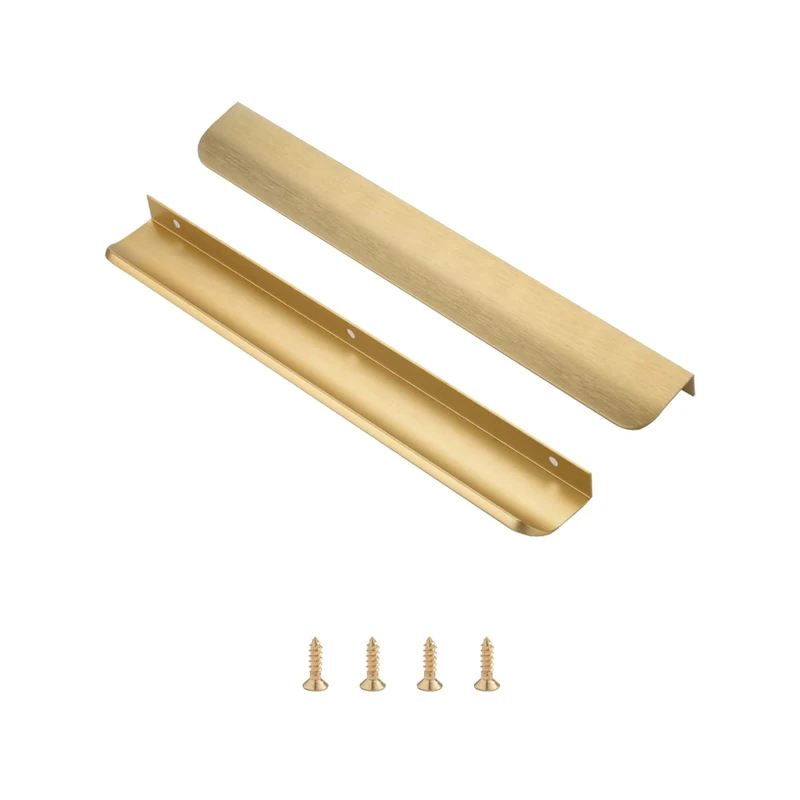 Satanga Cabinet Pulls (128mm(5in) Hole Center1, 10pack, Gold) - Image 1