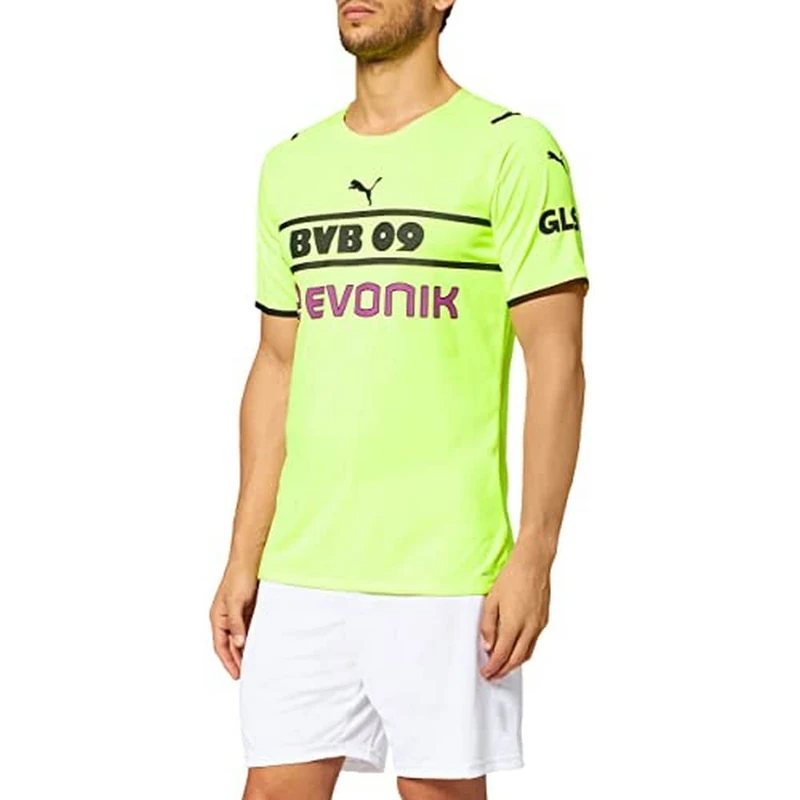 PUMA BVB Cup Shirt Authentic w/Packaging, Safety Yellow-puma Black, XL