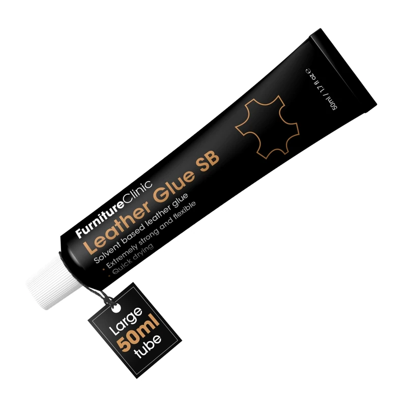 Leather Glue - Solvent Based – Professional Strength – Strong, Quick Drying & Very Flexible - Used for Repairing Leather & Vinyl
