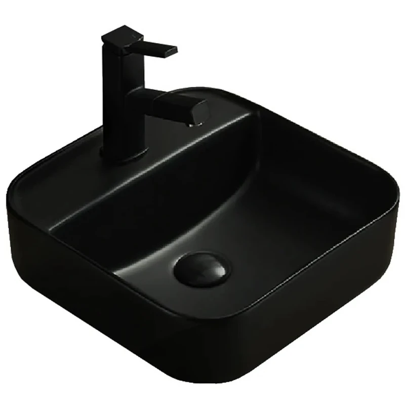 Mexen Silvia Bathroom Sink, Black matt - 21863985