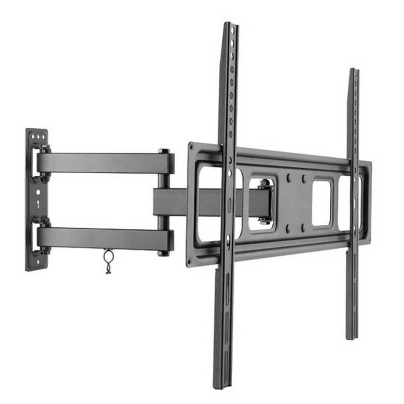 Equip 650342 Wall Mount, Articulating TV Wall Mount, 37 to 70 Inches, 4 Joints, Tiltable, Black