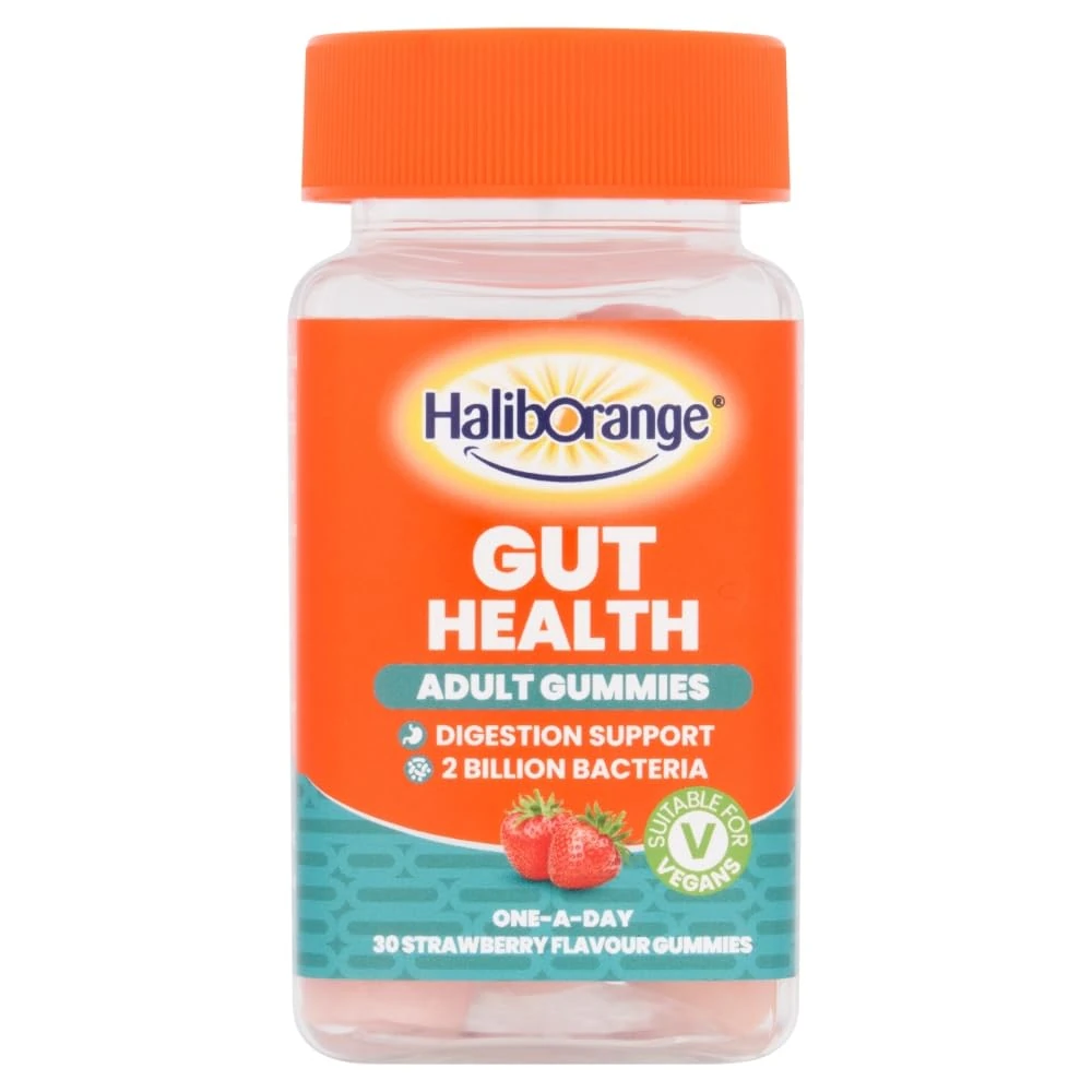 Haliborange Adult Gut Health - 30 Strawberry Gummies