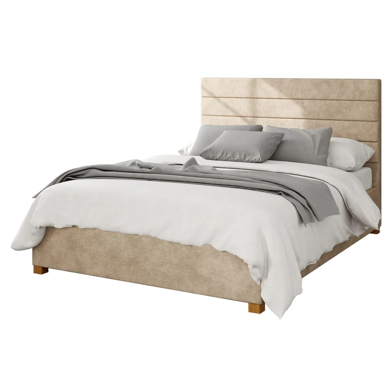 Aspire Beds Ottoman - Hor Ln - Kimiyo Linen - Beige - 60