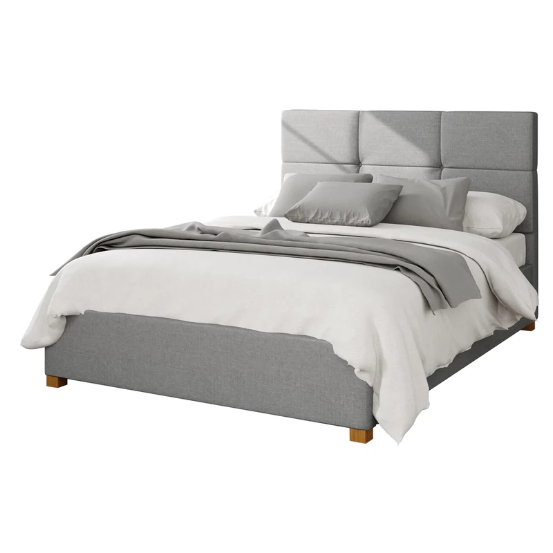 Aspire Beds Ottoman - 6 Square - Eire Linen - Grey - 50