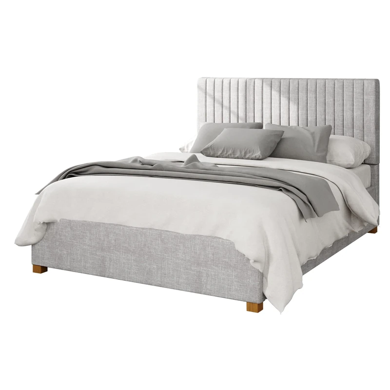 Aspire Beds Ottoman - 19 Vert Ln - Pure Pastel Cotton - Storm - 60