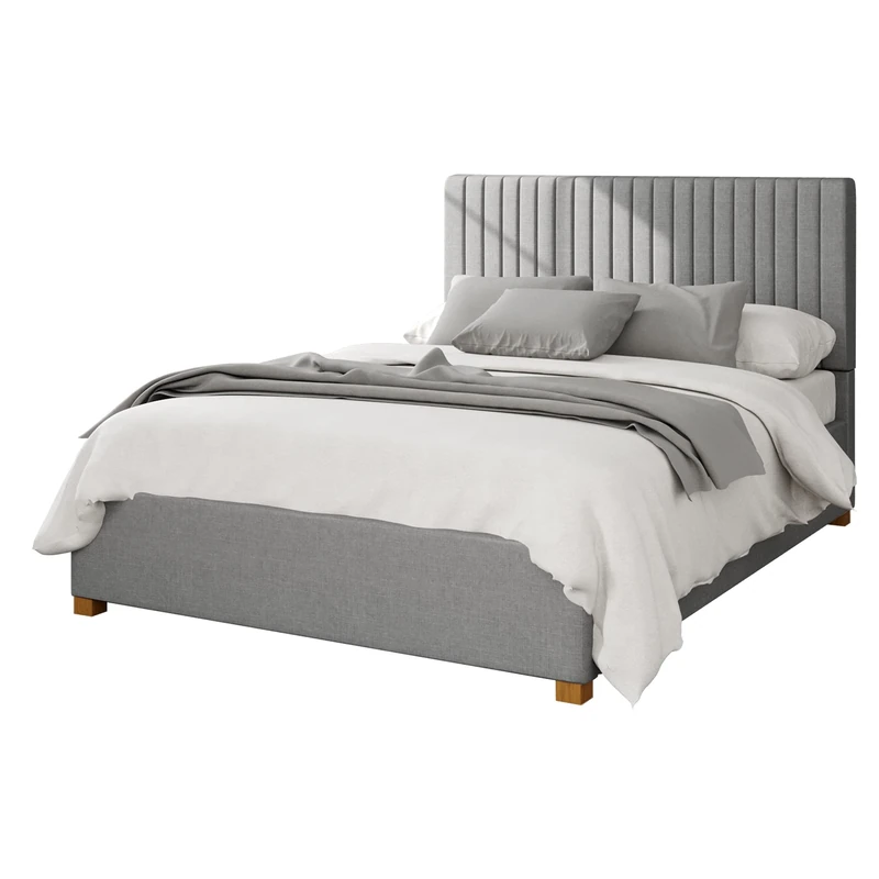 Aspire Beds Ottoman - 19 Vert Ln - Eire Linen - Grey - 40