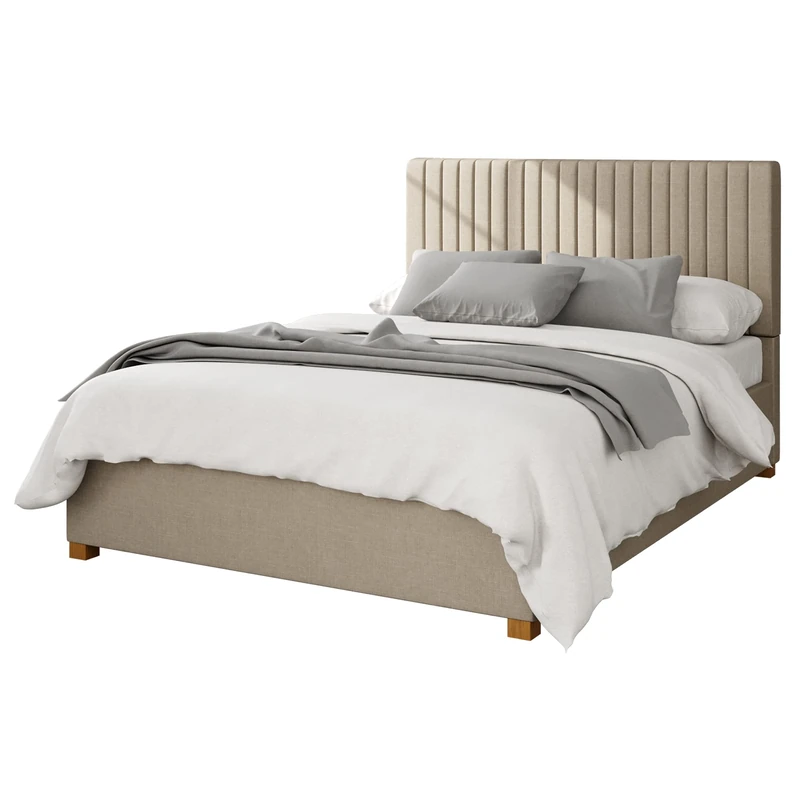 Aspire Beds Ottoman - 19 Vert Ln - Eire Linen - Natural - 60