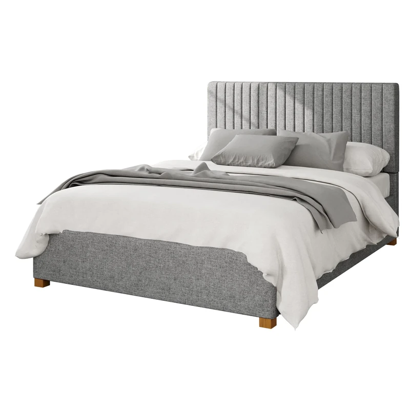 Aspire Beds Ottoman - 19 Vert Ln - Saxon Twill - Grey - 40