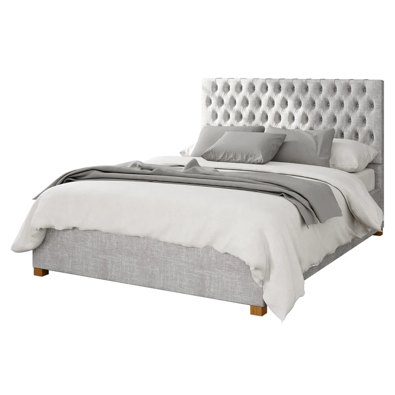 Aspire Beds Ottoman - 48 Diamond - Pure Pastel Cotton - Storm - 30