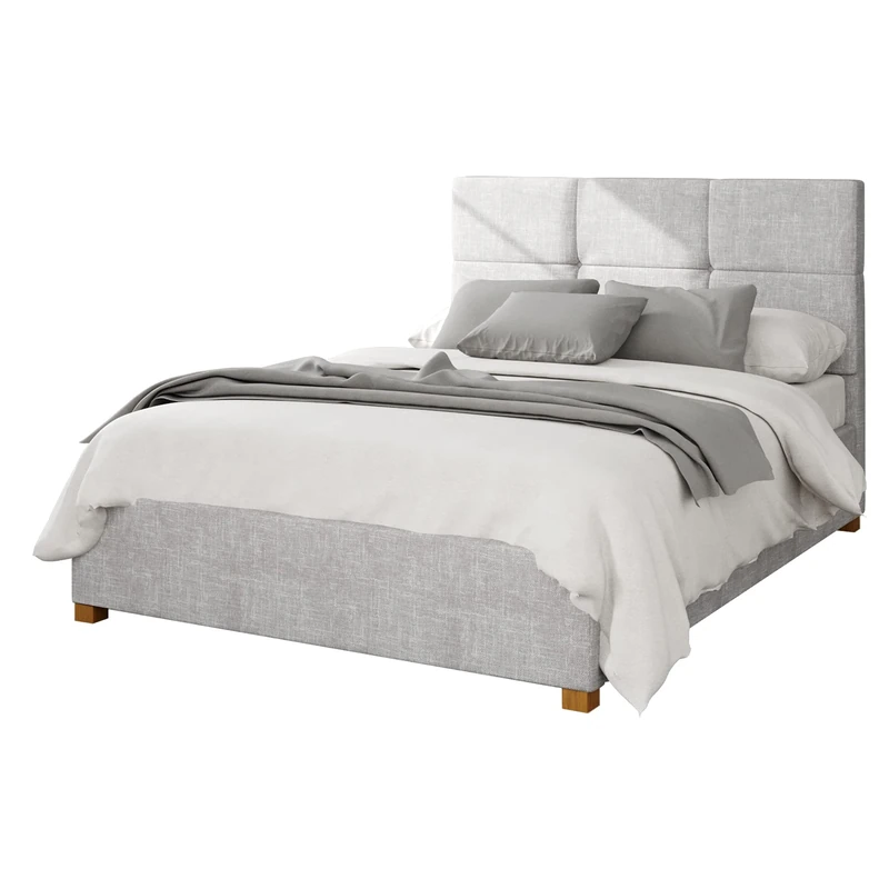 Aspire Beds Ottoman - 6 Square - Pure Pastel Cotton - Storm - 40