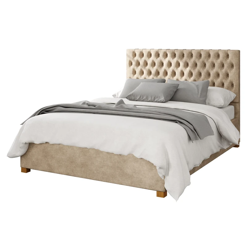 Aspire Beds Ottoman - 48 Diamond - Kimiyo Linen - Beige - 40