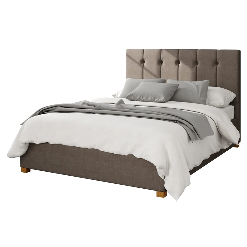 Aspire Beds Ottoman - 5 Vert Ln - Malham Weave - Slate - 50