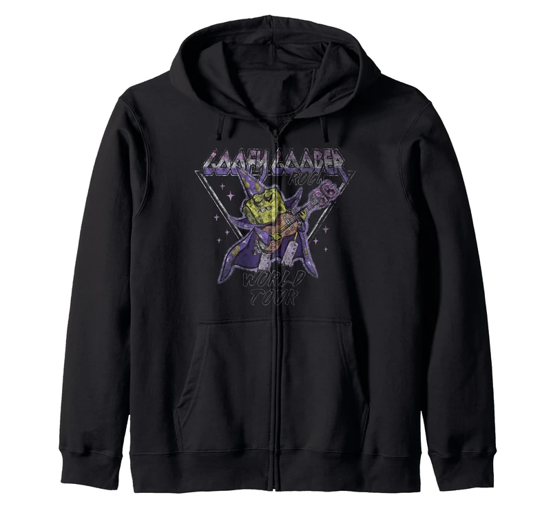 SpongeBob SquarePants Goofy Goober Rock World Tour Zip Hoodie - Image 1